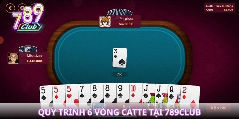 Quy trình 6 vòng catte tại 789club